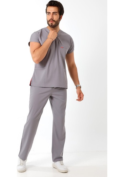Bflex Unisex Likralı Yarasa Kol Takım - 6406 Gri-12074 6406 Gri