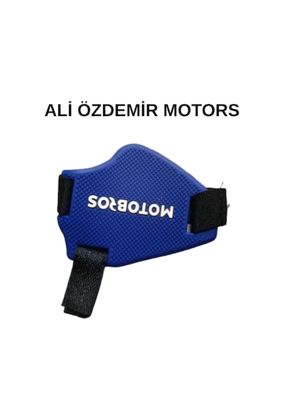 Ali Özdemir Motors Motosiklet Ayakkabı Koruma Pedi Mavi Ayarlanabilir Boyut