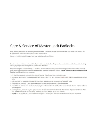 Master Lock Dış Mekanlar Için Sağlam Şifreli Kilit, Çelik Çinko,