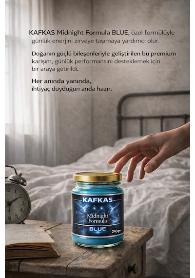 Kafkas Midnight Formula Blue Aktif Yaşam Takviyesi 240gr