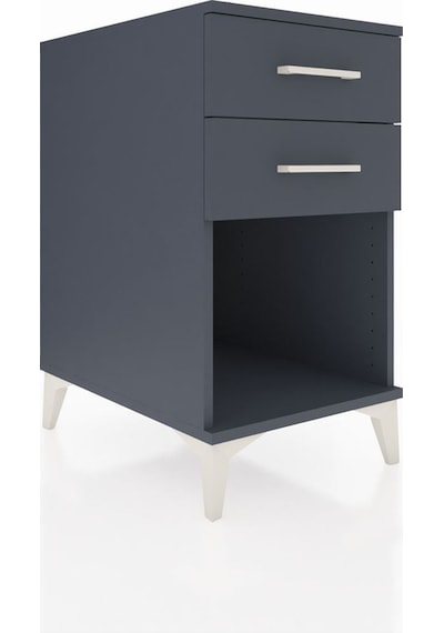 Kronos Komodin 2 Çekmeceli 44x59x80 Antrasit-antrasit Antrasit