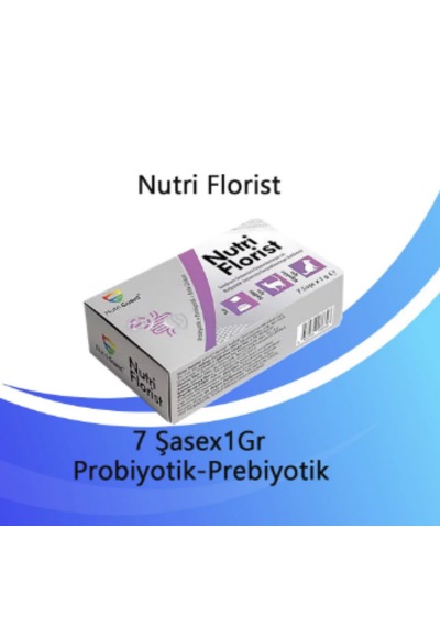 Nutri Florist 7 Adet Saşe 7x1 Gr Kedi Ve Köpek İçin Probiyotik Prebiyotik Toz Takviye