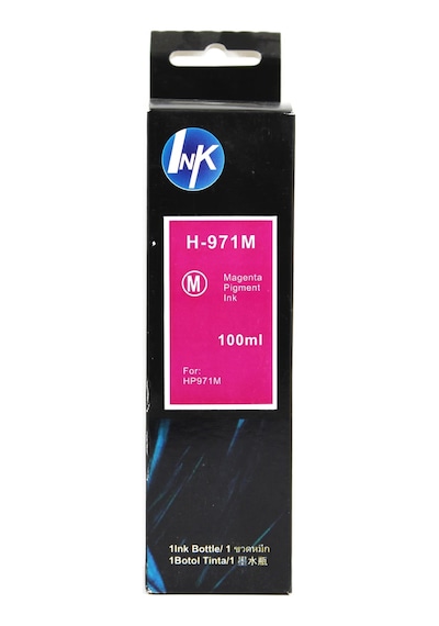 Uyumlu İnk For Hp 971 Pigment Kırmızı Şişe Mürekkep 100ml