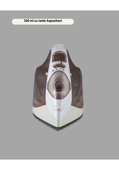 Hepsi Buharlı Ütü 2200w Kireç Önleyici Self Clean Damlatmaz Kahverengi Najmaddin