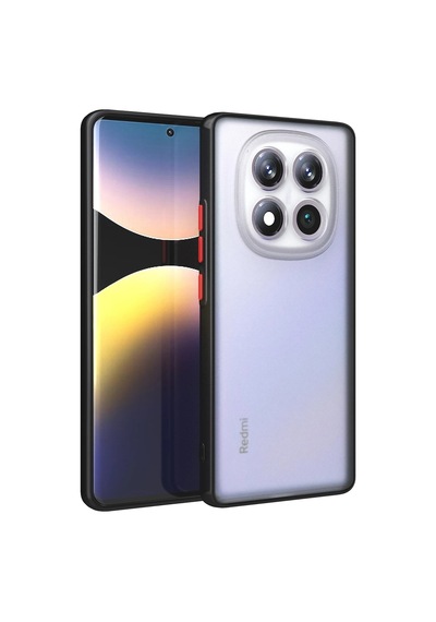 Mey İthalat Redmi Note 14 Pro Plus Kılıf Montreal Silikon Kapak - Siyah Diğer