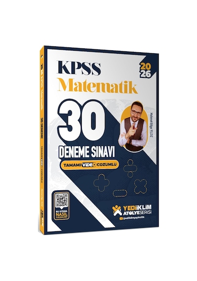 2026 Kpss Atölye Serisi Matematik 30 Deneme Sınavı Tamamı Video Çözümlü