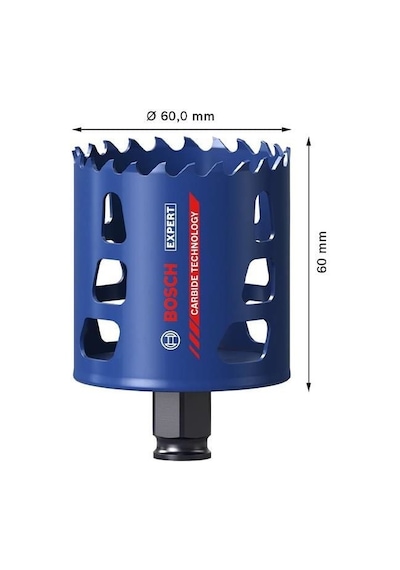Bosch Expert Tough Material Delik Açma Testeresi 60 x 60 mm -2608900429