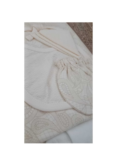 Caramell Barbosa 10'lu Hastane Çıkışı Kız Bebek Şık Model Bej