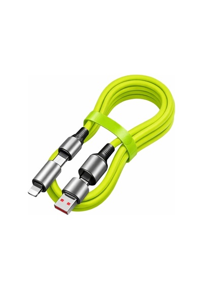 4-in-1 240w Pd Hızlı Şarj Kablosu Type-c Lightning Destekli Pl-8632 5047 Belirtilmemiş
