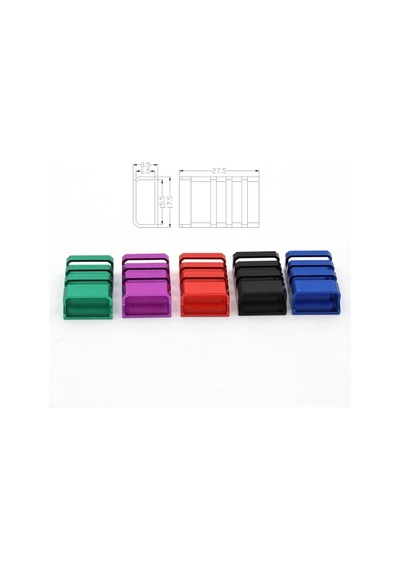 4 Adet Cnc Alüminyum Esc Koruyucu - Kırmızı Renk
