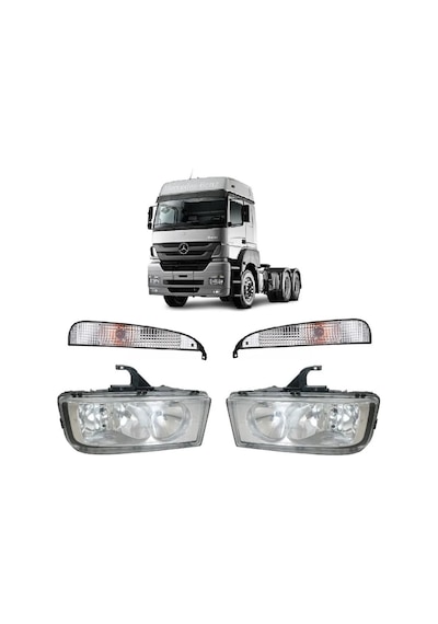Mercedes Axor Mp2 Sağ Sol Ön Far Sinyal Lambası 20042011