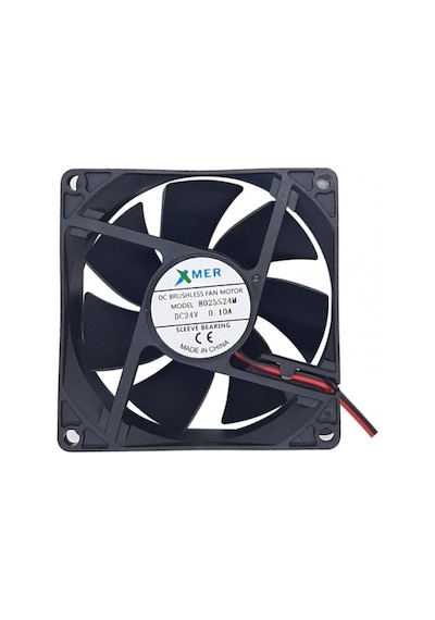 Buharaelektronik-80X80X25Mm 24V 0.10A 2P Xmer Fan