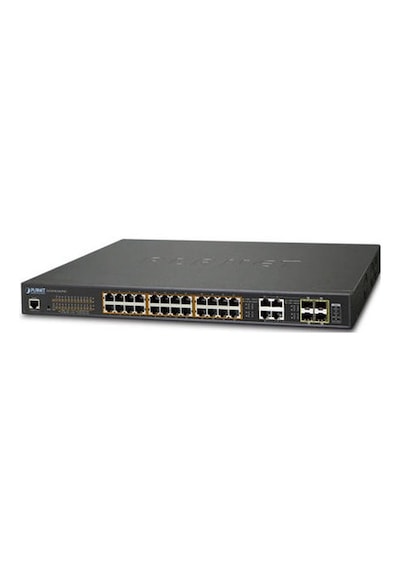 Planet Pl-gs-4210-24up4c 24 Port 10/100 Poe+ 4 Port Sfp 600w Poe Yönetilebilir Switch