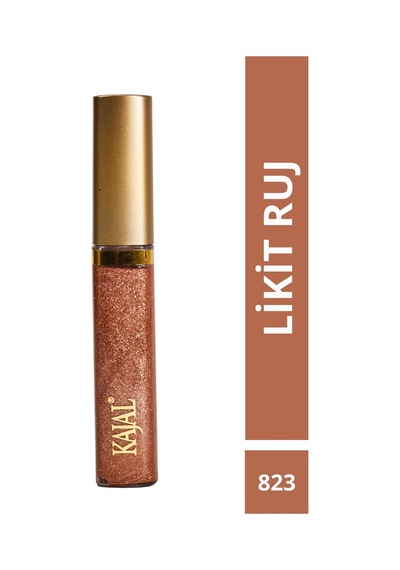 Likit Dudak Parlatıcısı Ruj & Liquid Lipstick No:823 Nude