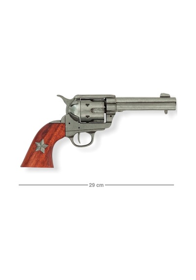 Denix Dekoratif Replika Cal.45 Arabulucu Tabanca 4.75", Usa 1873 Peacemaker Revolver