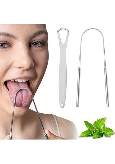 Mucit Home Dil Temizleyici Gümüş Ağız Bakım Dil Plak Temizleme Dil Sıyırıcı