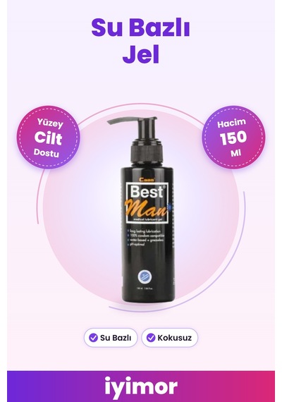 Su Bazlı Kayganlaştırıcı Jel 150 Ml, Sade, Kokusuz İyimor