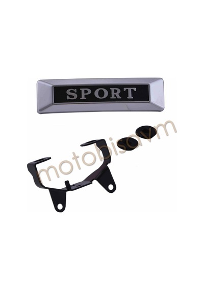 Ön Amblem Sport Cg Siyah
