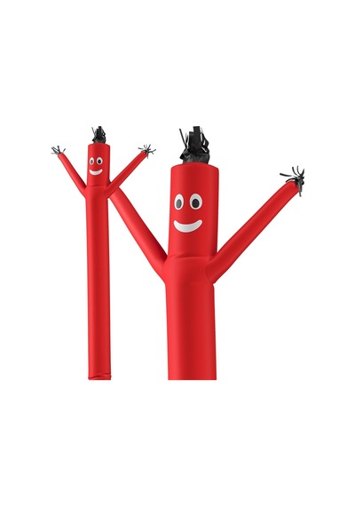 Inflatables Lookourway Air Dansçı Hoch Tube Man Şişirilebilir Sabitleme 20-feet 20'kırmızı Çok Renkli