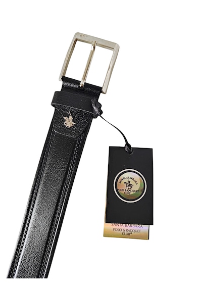 Santa Barbara Polo Racquet Club Santa Barbara Polo & Racquet Club Siyah Hak.deri Erkek Kemer 4 Cm Siyah