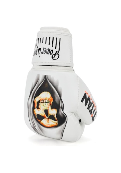 Titan Sport Beyaz Hayalet Kurukafa Desenli Boks Eldiveni Çok Renkli
