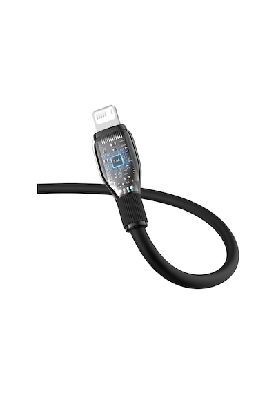 Pudding Hızlı Şarj Özellikli Lightning Kablo 2.4a, 1.2 Metre, Siyah Standart