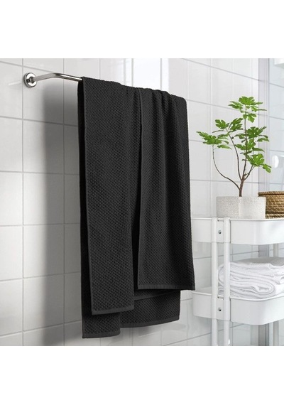 Ikea Gulvıal Banyo Havlusu 100 X 150 Cm Siyah