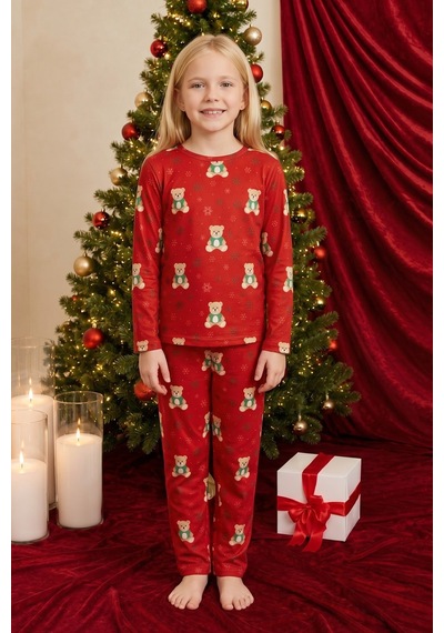 Siyah İnci Yılbaşı Temalı Desenli Termal Kumaşlı Ultra Soft Yumuşak Örme Pijama Takımı 26226901 Kırmızı Siyah İnci Yılbaşı Temalı Desenli Termal Kumaşlı Ultra Soft Yumuşak Örme Pijama Takımı 26226901 Kırmızı