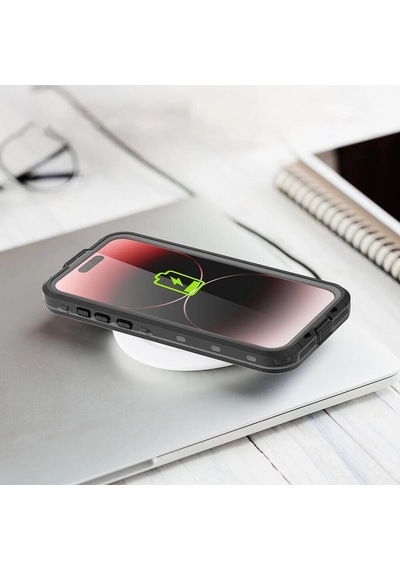 Apple  Uyumlu  iPhone 15 Pro Max Kılıf 1-1 Su Geçirmez Kılıf