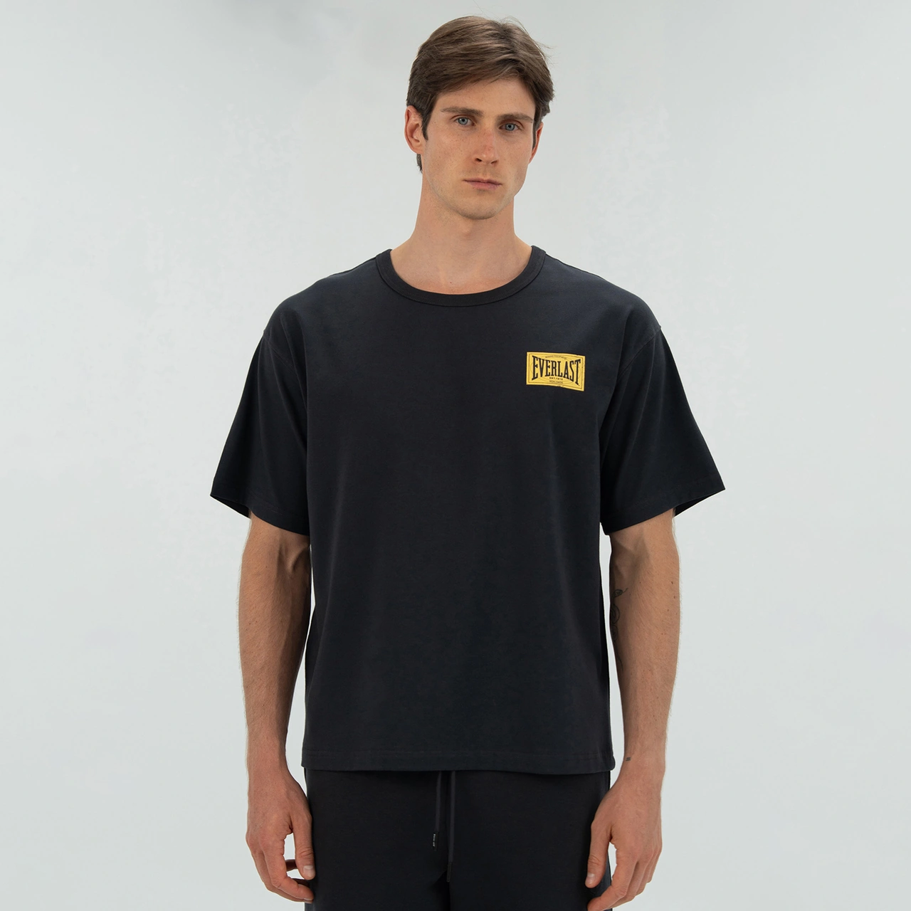 Everlast 1910 Classic Comfort Erkek Gri T-shirt Tm0166 Gri
