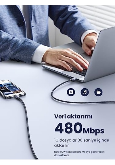 Usb-c - Usb-c Kablo Sağ Açı Tip C 60w Güç Dağıtımı Hızlı Şarj 3 Xl S10 S9 Macbook Air iPad Uyumlu Pro 2018 Switch 3 Diğer