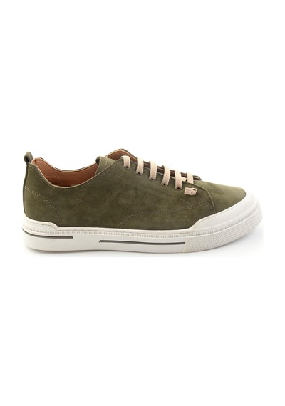Bambi Haki Hakiki Deri Erkek Sneaker E01585773401