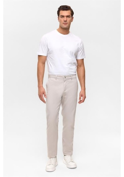 Süvari Taş Regular Armürlü Pantolon Taş