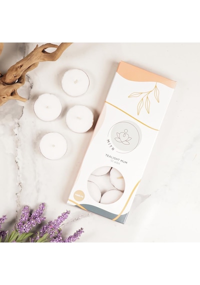 Mitr Vanilya Kokulu Tealight Mum Çok Renkli