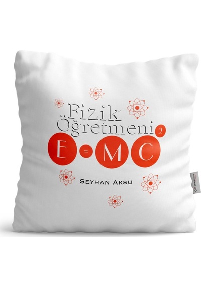 Kişiye Özel Fizik Öğretmeni Saten Yastık - 2
