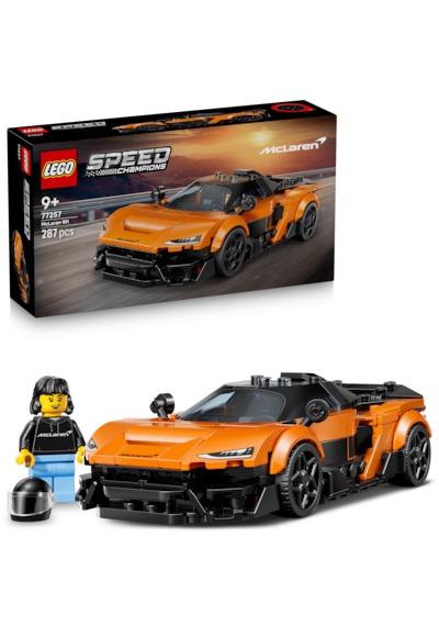 LEGO® Speed Champions McLaren W1 Gerçek Süper Araba 77257 - 9 yaş ve üzeri çocuklar için Yaratıcı Oyuncak Yapım Seti (287 Parça)