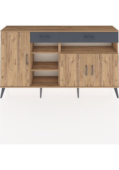 Arges Konsol 5 Raflı 2 Çekmeceli 3 Kapaklı 176x30x99 Çam-çam/antrasit Atlas Çam/antrasıt - Atlas Çam Arges Konsol 5 Raflı 2 Çekmeceli 3 Kapaklı 176x30x99 Çam-çam/antrasit Atlas Çam/antrasıt - Atlas Çam