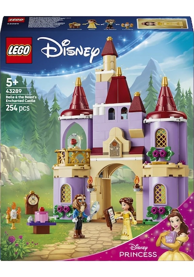 LEGO® ǀ Disney Princess Güzel ve Çirkin’in Büyülü Şatosu 43289 – 5 Yaş Üzeri için 4 Karakter İçeren Oyuncak Yapım Seti (254 Parça)
