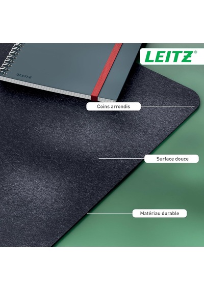 Desk Mat Keçe 36x70 Cm Gri Beyaz - Çok Renkli