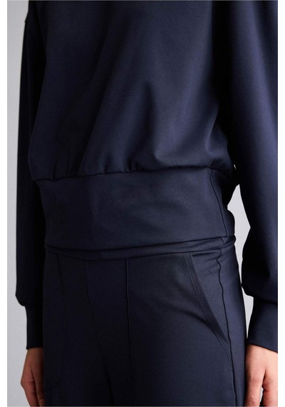 Defacto Kapüşonlu Sporcu Sweatshirt G5664ax25wnnv243 Lacivert-nv243