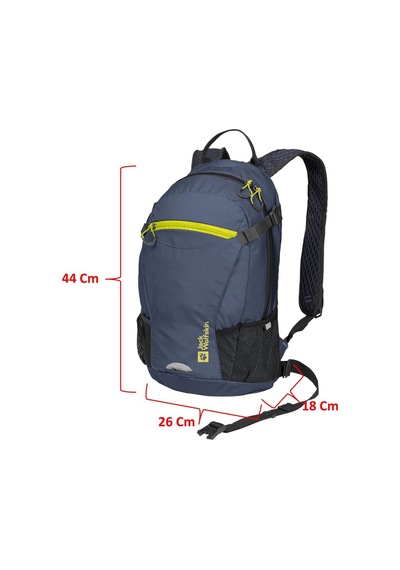 Jack Wolfskin 2010303 44x26x18 12lt Velocity 12 Mavi Unisex Spor Çanta 001