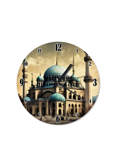 Bir Zamanlar Yeni Cami Akarlı Duvar Saati Çok Renkli