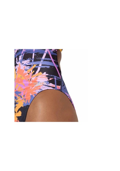 Speedo Alov Digi Lat Tbk Af 1pc Assorted Kadın Yüzücü Mayosu 8-00406417974 Renkli Renklı