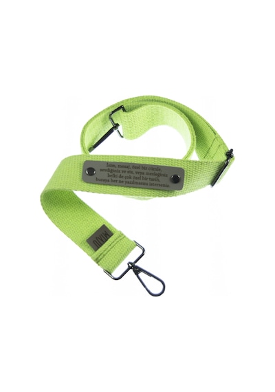 Miaju Neon Yeşil Renk, Renkli İş Analistleri İçin Kullanışlı Adınıza Özel Çanta Kayışı Tasarımı, 200 Cm Neon Yeşil