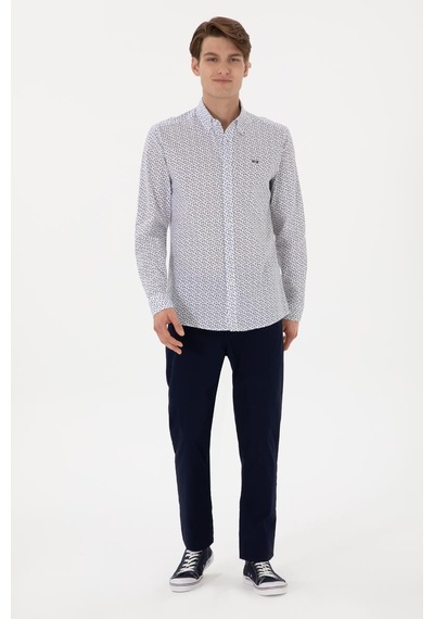 U.S. Polo Assn. U.s. Polo Assn Erkek Dokuma Pantolon 2098513 Lacivert