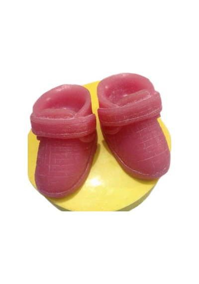 Bebek Ayakkabısı Şeklinde Silikon Pasta Ve Seker Hamuru Kalibi 7x4,5x4 Cm 6