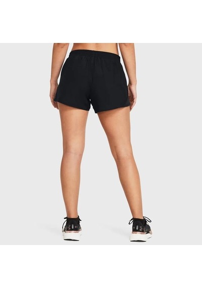 Under Armour Fly By 3 Inch Kadın Siyah Polo Yaka Tişört