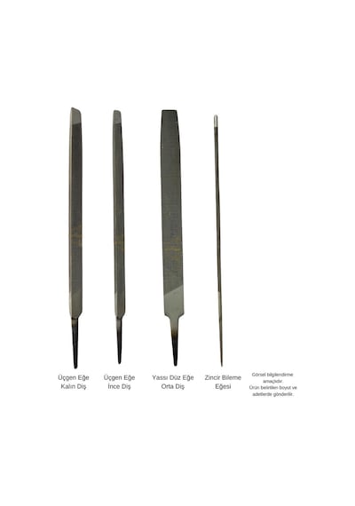 Sgs Motorlu Testere Zincir Bileme Eğesi Yuvarlak 4.0 X 200 Mm. - 1 Adet