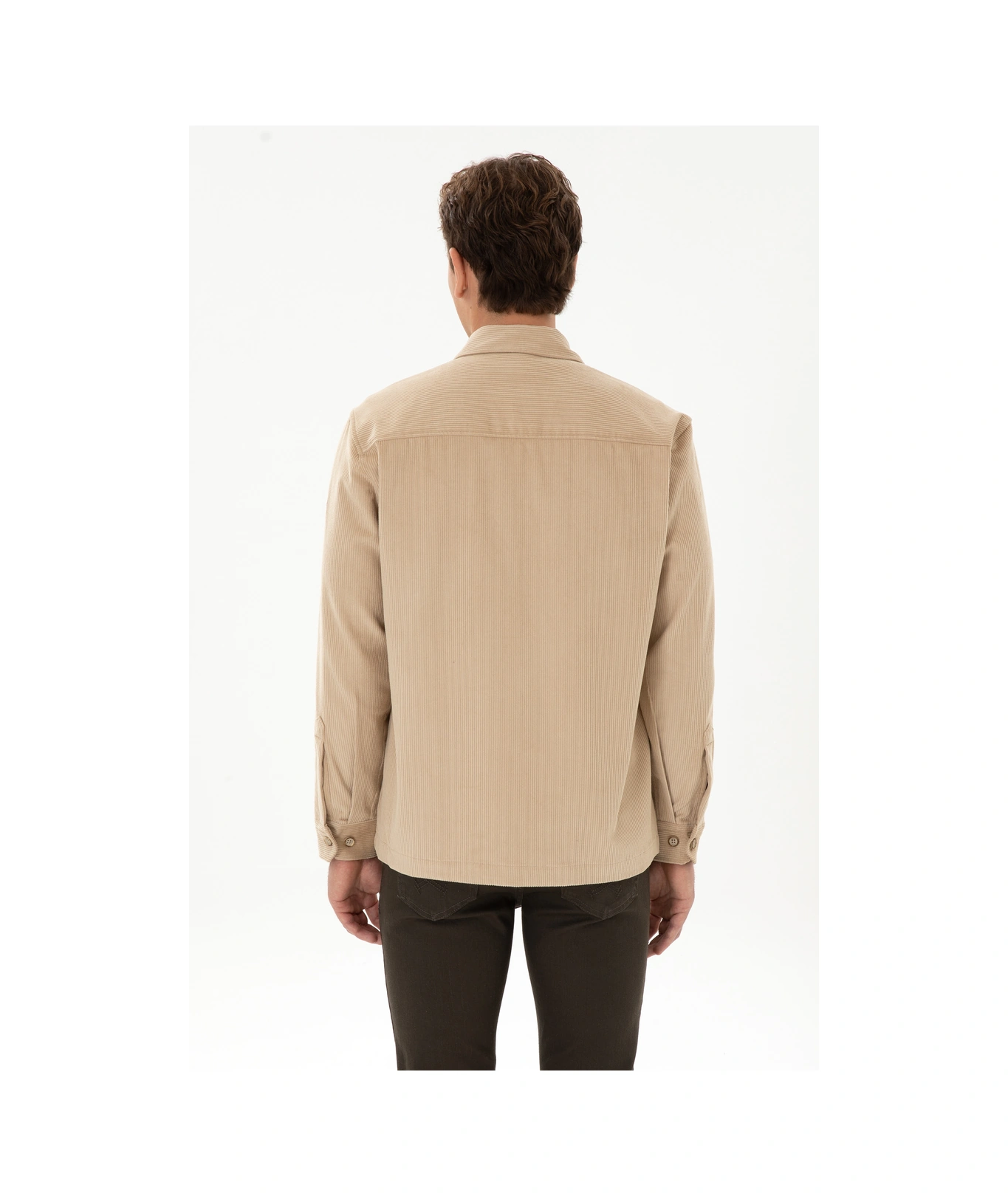 U.s. Polo Assn. Erkek Camel Gömlek Desenli 50316668-vr015 Camel