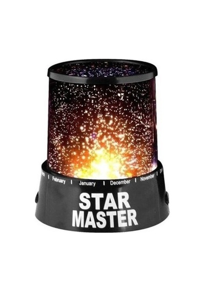 Plus Star Master Yıldızlı Renkli Duvar Tavan Yansıtma Gece Masa Lambası No Color